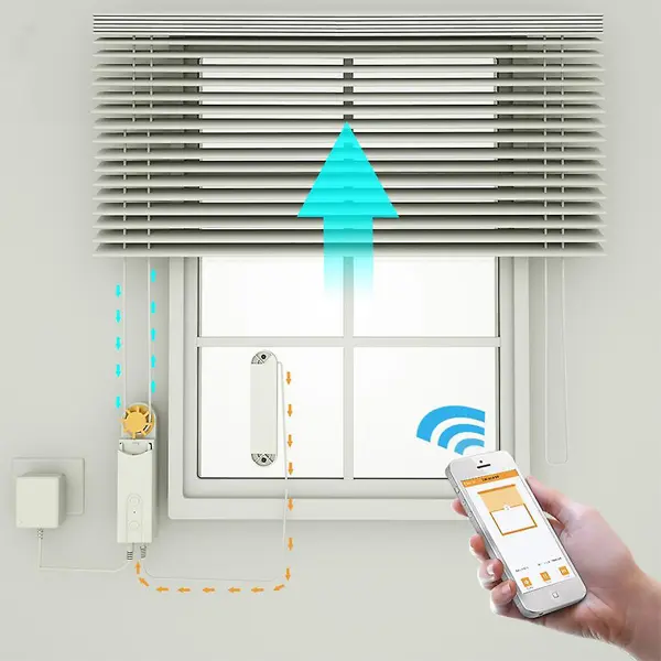 Zebra/Roller Shade Motorized Blinds Asset View 3
