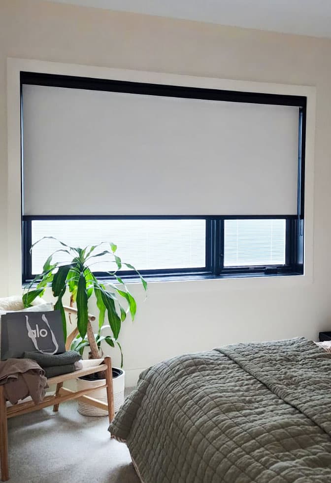 Zebra and Roller Shade Custom Installation setup 5