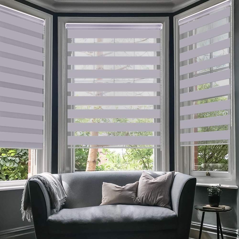 Zebra Banded Shade Custom Installation 4