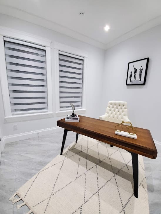 Zebra Banded Shade Custom Installation 7