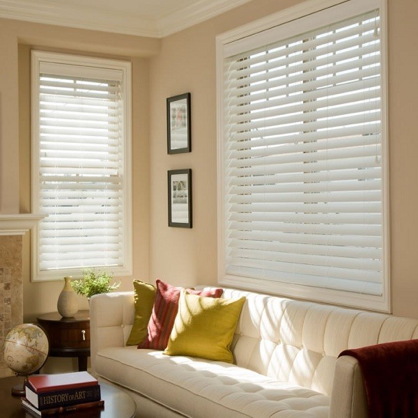 Faux Wood Blinds Window Setup View 2