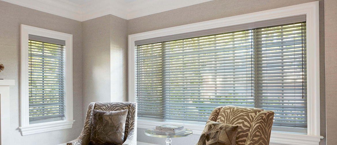 Faux Wood Blinds Window Setup View 3